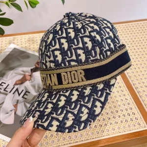 Baseball D Monogram Black Cap