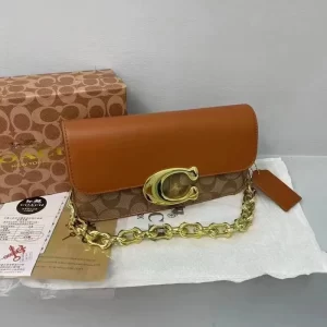 Sophisticated Chic Shoulder Sling Tan Bag